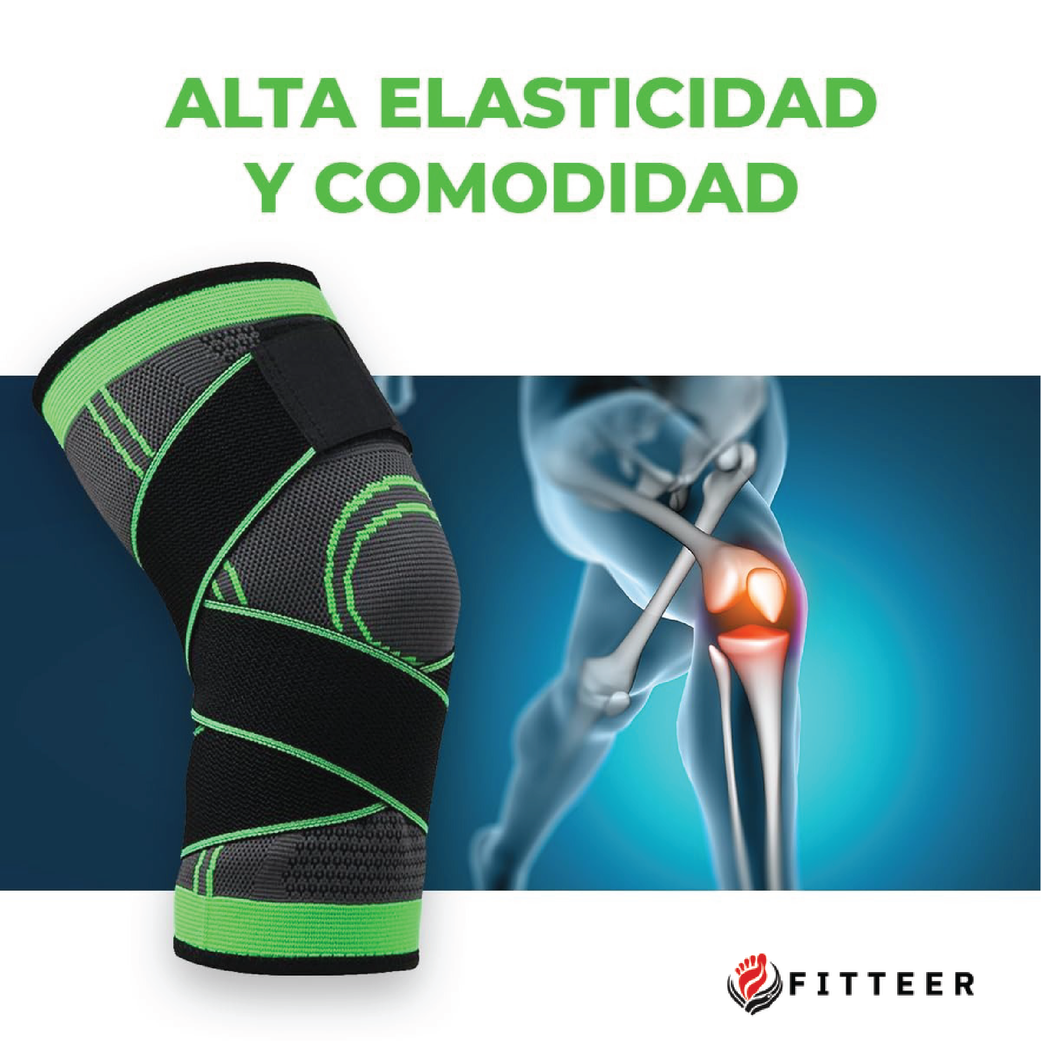 Rodillera de Compresión ajustable + 1 Extra gratis